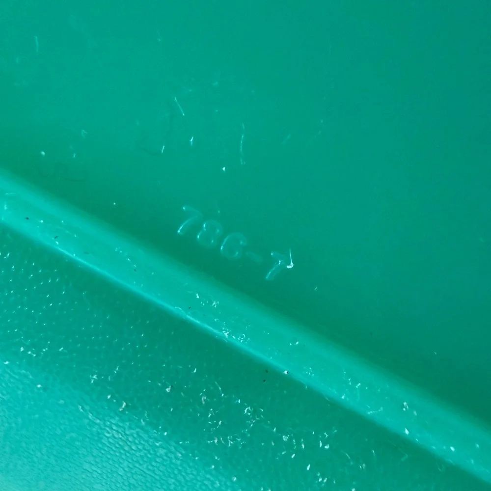 Vintage Tupperware Jadeite Green Serving Bowl Handles 786-7 Made in USA